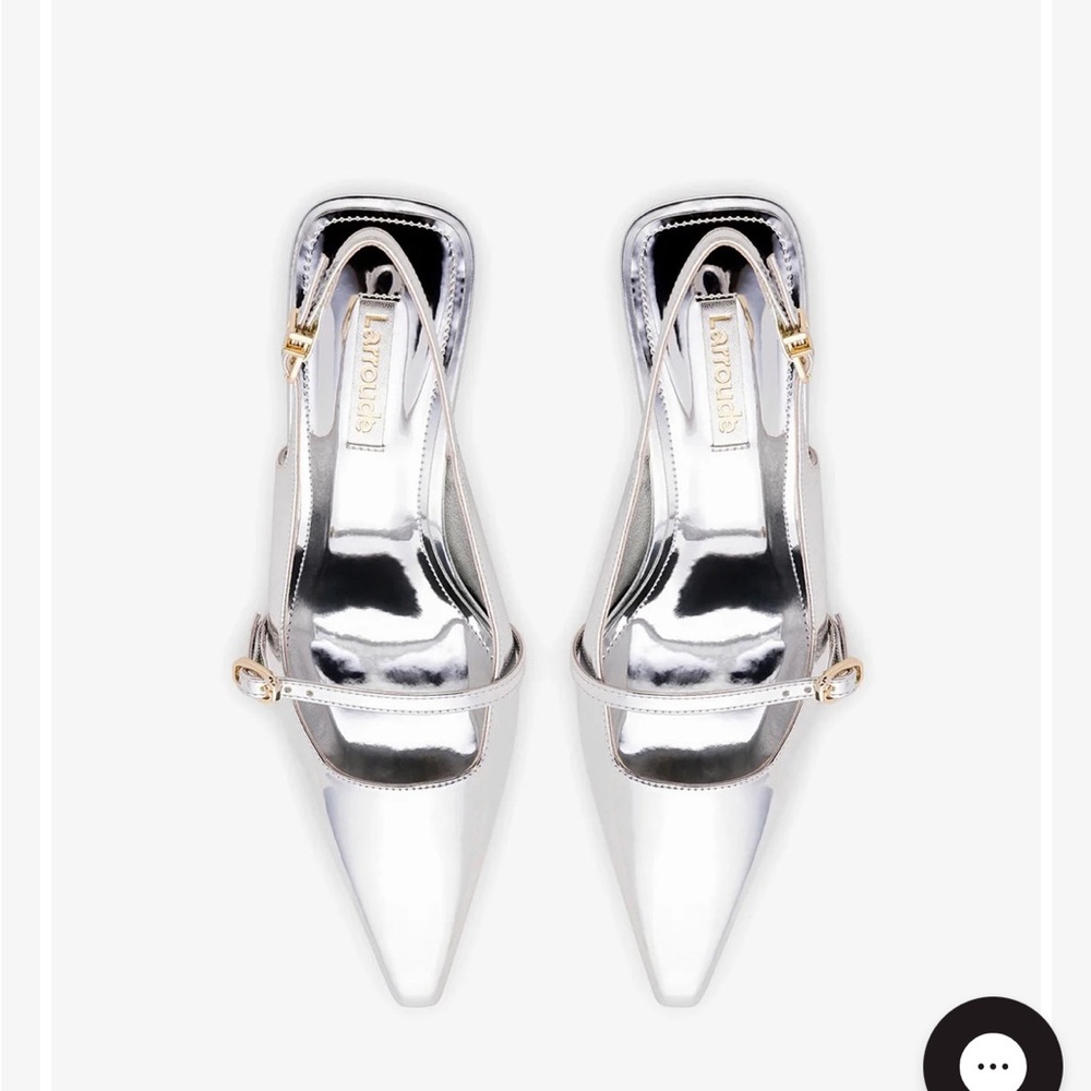 Brand new in box silver stylish heels